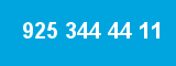 925 344 44 11 925 344 44 11